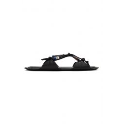 Black No Vacancy Inn Edition Sandals 232379M234003
