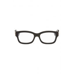 Black Rectangular Glasses 232451M133000