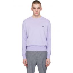 Purple Alex Sweater 241314M201011