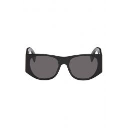 Black Baguette Sunglasses 241693F005022