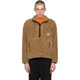 Brown Extreme Pile Sweater 241802M202025