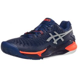 Asics Gel Resolution 9 Clay Bl/Silver Mens Shoes