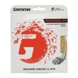 Gamma Live Wire Professional Spin 16/1.32 String