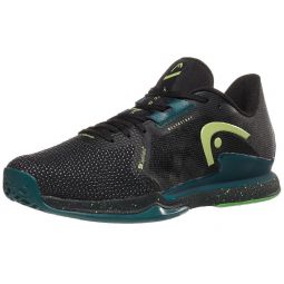Head Sprint Pro 3.5 SF Bk/Forest Green Mens Shoes