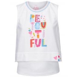 Lucky in Love Girls Tropical Beautiful Bloom Tank