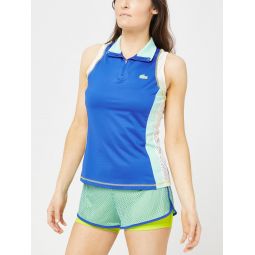 Lacoste Womens Spring Players Court Sleeveless Polo