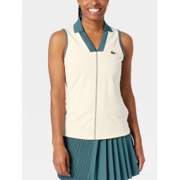 Lacoste Womens Spring Player Melbourne Sleeveless Polo