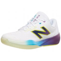 New Balance WC 996v5 B Wh/Blue/Yellow Womens Shoe