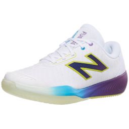 New Balance WC 996v5 D Wh/Blue/Yellow Womens Shoe