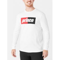 Prince Mens Corp Block Logo Long Sleeve