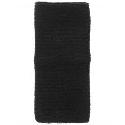 Tourna No Logo Wrist Towel - Single Black