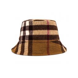 Cashmere Giant Check Bucket Hat