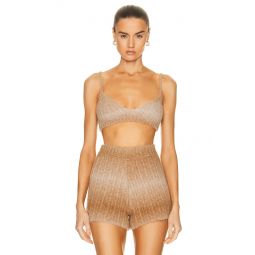 Ice Caves Ribbed Knit Bra