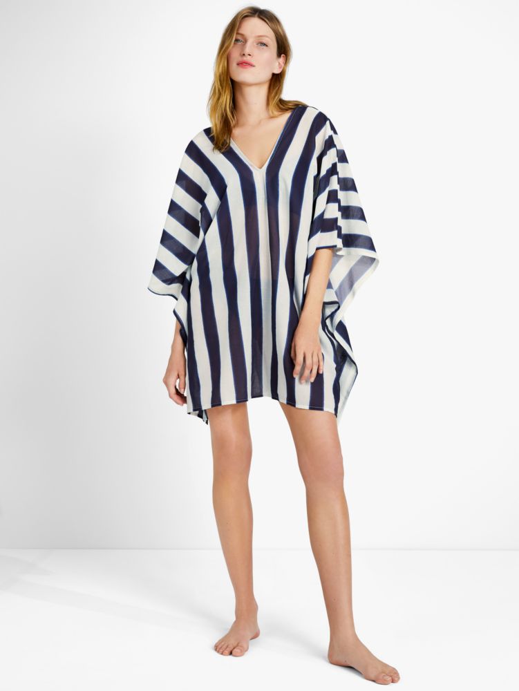 Awning Stripe Cover Up Caftan