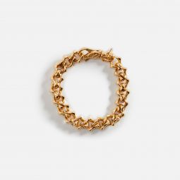 gold arabesque chain bracelet