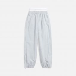 track pant with logo elastic exposed brief microc