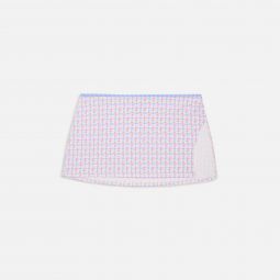 marly plaid mini skirt