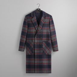 Kith for Bergdorf Goodman Plaid Double Breasted Royce Coat