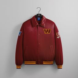 Kith for the NFL: Commanders Satin Bomber Jacket