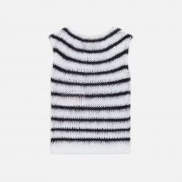 roundneck bicolor stripe sweater