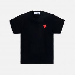 comme des garcons play small heart tee