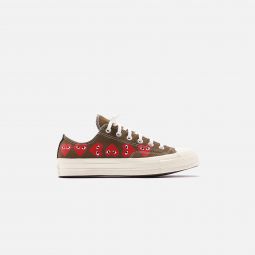 converse x comme des garcons cdg play chuck taylor low