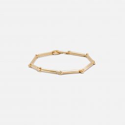 orion bracelet in yellow gold