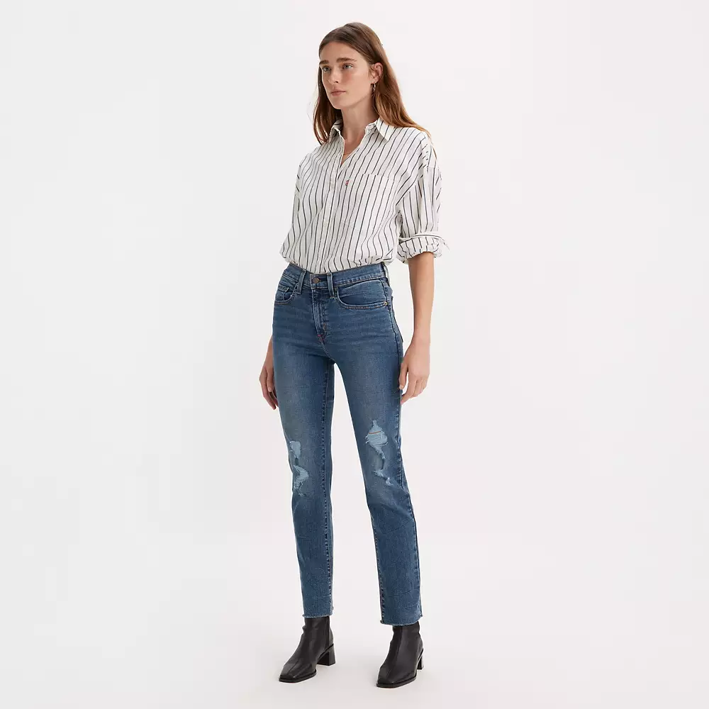 724 High Rise Straight Womens Jeans