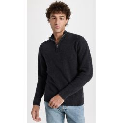 Core Boucle Quarter Zip Sweater