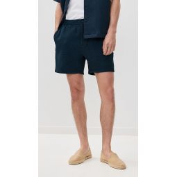 Relaxed Waffle Knit Shorts 6.25