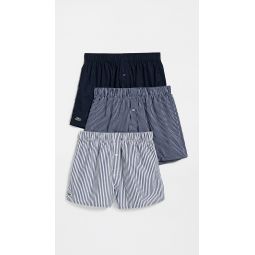 Cotton Poplin Boxers 3 Pack