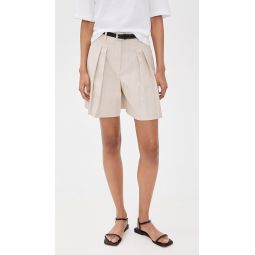 Pleated Shorts