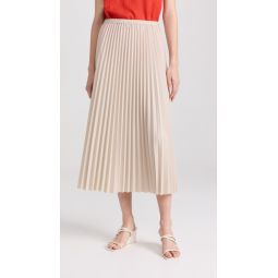 Italian Sporty Nylon Sunray Pleated Pullon Skirt