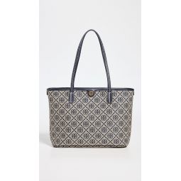 T Monogram Small Zip Tote