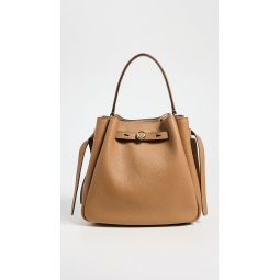 Romy Pebbled Small Bucket Bag
