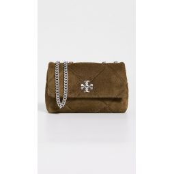 Kira Diamond Quilt Suede Small Convertible Bag