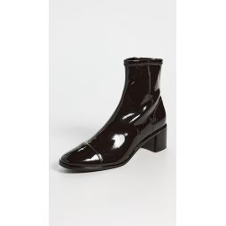 Cap-Toe Heel Ankle Boots