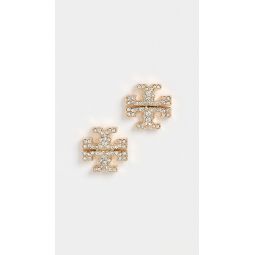 Kira Pave Stud Earrings