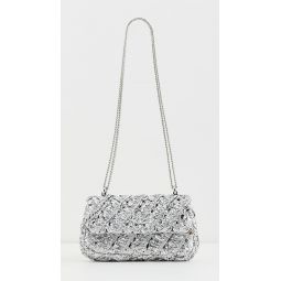 Kira Woven Mini Flap Bag