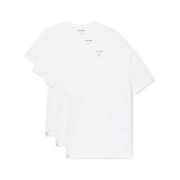 Mens Lacoste 3-Pack V-Neck Slim Fit Essential T-Shirt