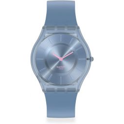 Swatch Skin Classic BIOSOURCED Denim Blue Quartz Watch