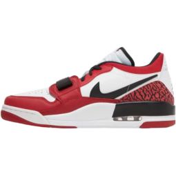 Jordan Legacy 312 Low Mens (CD7069-116, White/Black-Gym RED)