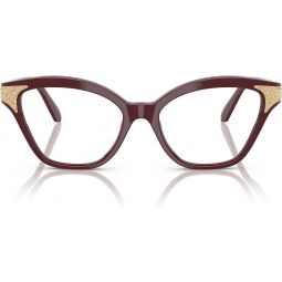 Swarovski womens Sk2029 Cat Eye Prescription Eyewear Frames