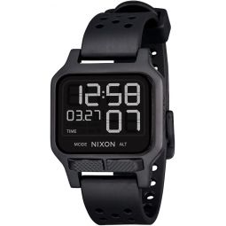 NIXON Heat A1320 - Digital Watch for Men and Women - 100M Water Resistant Exercise Workout and Running Watch - Mens Ultra Thin Lightweight Sport Watches - Custom 38 mm LCD Display,