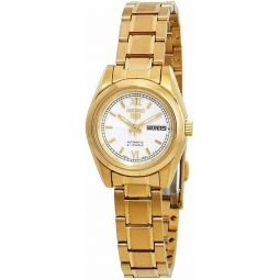 SEIKO Series 5 Automatic White Dial Ladies Watch SYMK30