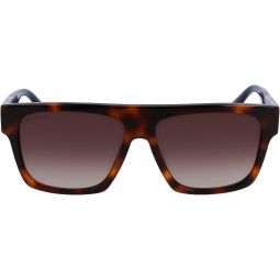 Lacoste mens L984s Rectangular Sunglasses