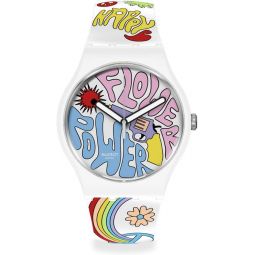 Swatch POWER OF PEACE Unisex Watch (Model: SO32W107)