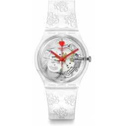 Swatch Gent Biosourced Unisex Watch Casual Plastic Transparent Quartz Waterproof Girls Donincht Cry by Verdy