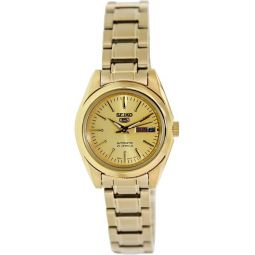 SEIKO Series 5 Automatic Gold Dial Ladies Watch SYMK20