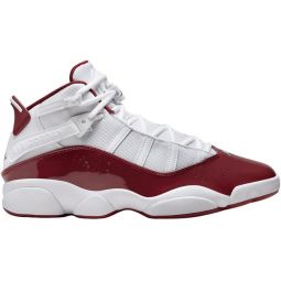 Jordan Mens 6 Rings White/Team Red